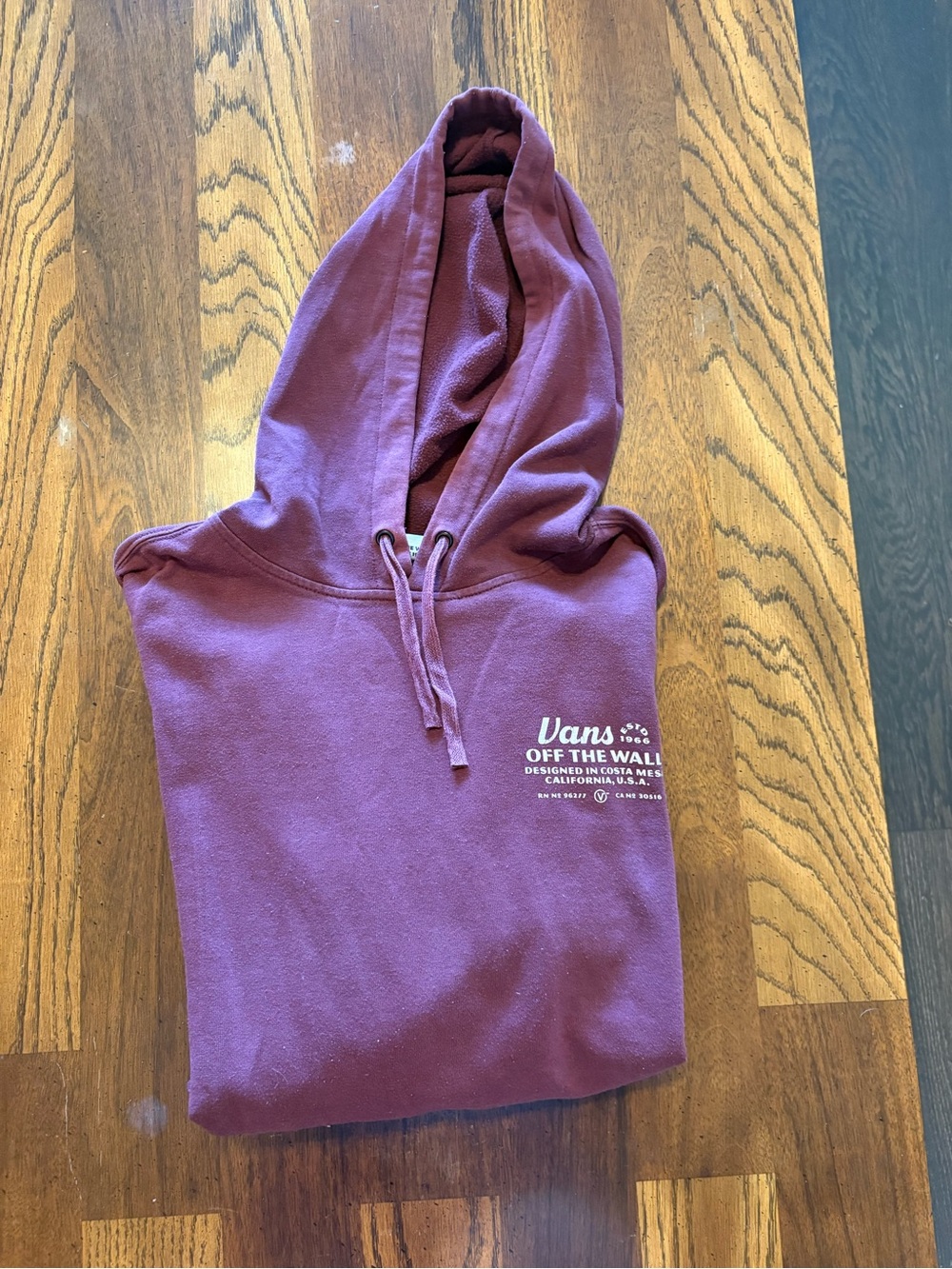 Vans Maroon Pullover Hoodie
